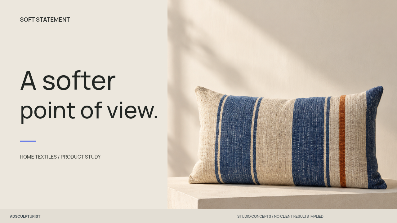 Soft Statement textile scene from the studio reel
